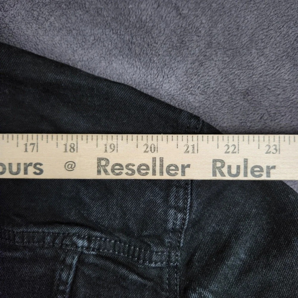 Levis Trucker Jacket Mens XXL Faded Black Denim Button Front Unlined 72334-0223
